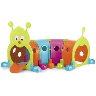 Tunnel D’activité Feber Febergus Chenille Anti-uv Extérieur 4 Modules 2 Portes