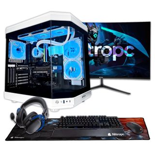 Pc Gamer Nitropc Pack Boost– R7 9800x3d, Rtx 5080 16gb, 32gb, 2tb M2, Win11 Pro Accessoires + Monitor 27" 4k
