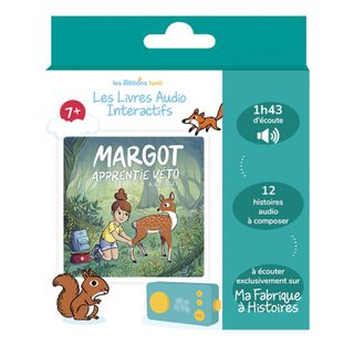 Coffret Livre Audio Lunii Margot Apprentie Véto Pour Conteuse