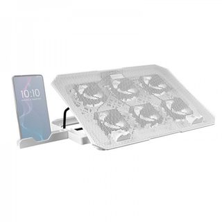 Base De Refroidissement Mars Gaming Mnbc23 - 6 Ventilateurs Led Bleues - Support Ajustable - Structu