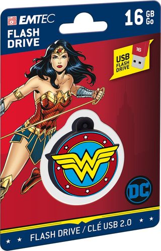 Emtec Dc Comics Collector Wonder Woman Lecteur Usb Flash 16 Go Usb Type-a 2.0 Multicolore