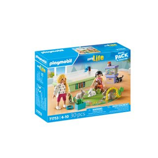 Animalerie avec enclos à lapins 71753 PLAYMOBIL