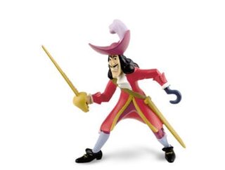 Figurine Bullyland Capitaine Crochet 10,3 Cm Multicolor Plastique