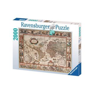 Puzzle 2000 Pieces - Mappemonde 1650 - Ravensburger - Puzzle Adultes -