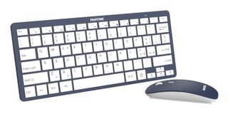 Pantone Pt-kb09n Clavier Souris Incluse Maison Rf Sans Fil Qwerty Italien Marine