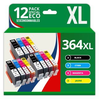 123consommables - 364xl - Cartouche D'encre Compatible Avec Hp 364 364xl Pour Officejet 4620 4610 46