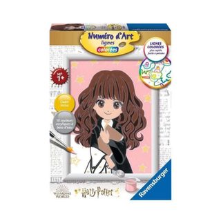 Numéro D Art Petit Hermione Harry Potter Ravensburger Marron Noir Rose
