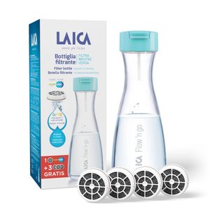 Laica Flow N'go Bouteille D'eau Filtrante 1 L Couleur Aqua
