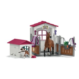 Horse Club Box à chevaux avec niche pour chiens SCHLEICH