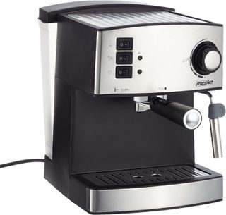 Machine À Expresso De 15 Bars 850w Gris Noir