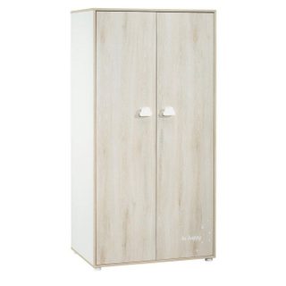 Baby Price Armoire Bébé Smile - Hetre - 2 Portes - 168x85x57cm