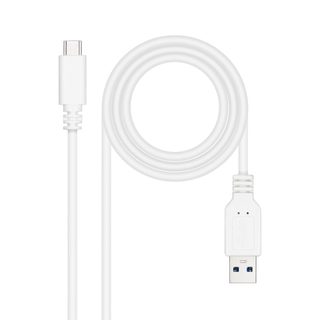 Câble Usb-c Nanocable 10.01.4001-l150-w Blanc 1,5 M