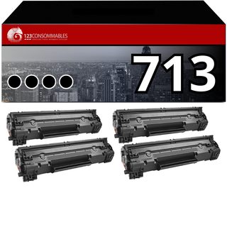 Pack 4 Toners Compatible Canon 713 Noir