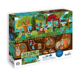 Puzzle Sentosphere 24 Pièces X2 Multicolor