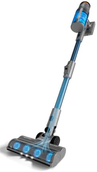 Ufesa U7 Digital Animal Aspirateur-balai 2 En 1 Secteur Sec Sans Sac 0,6 L 500 W Bleu, Gris 2 Ah