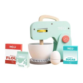 Robot Mixeur Mookie Owl & Fox Pastel Bleu Bois
