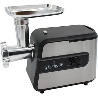 Hachoir À Viande Électrique Le Pratique N°8 600 W Inox Noir Aluminium Accessoires Saucisses Kebab