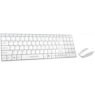 Esperanza Ek122w Clavier Souris Incluse Rf Sans Fil Qwerty Blanc