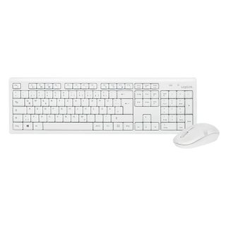 Logilink Id0104w Clavier Souris Incluse Usb Allemand Blanc