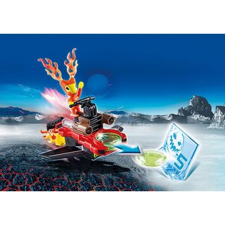 Playmobil Action 6834 Robot De Feu Avec Lance Disques