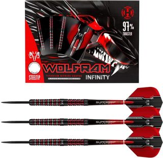 Fléchettes Harrows Wolfram Infinity 90 Steel 22g Multicolor Métal