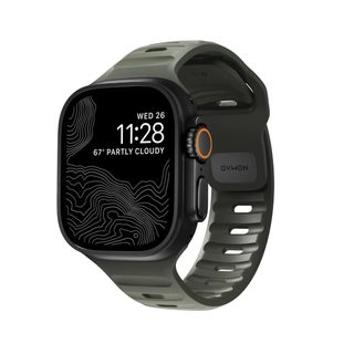 Bracelet De Sport Nomad Apple Watch Fkm 46mm Vert