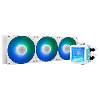 Watercooling Cpu Thermalright Frozen Warframe Pro 360 Argb White Écran Lcd Amovible Pompe Repensée Anti‑fuite
