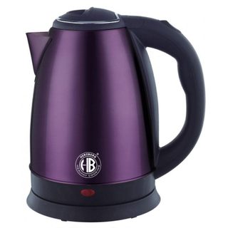 Bouilloire Électrique 1.8l Inox Sans Fil Violet Herzberg Hg5011-pur