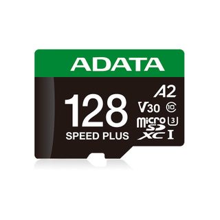 Carte Memoire Adata Speed ??plus Microsdhc 128 Go, Uhs-i U3, Classe 10, V30, A2 Ud128gui3v30a2sp-ra1