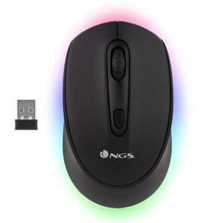 Ngs Smog-rb Souris Gaming Ambidextre Rf Sans Fil + Bluetooth Optique 2400 Dpi