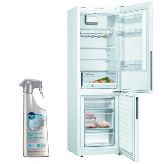 Bosch Réfrigérateur Frigo Combiné Blanc 308l Froid Brassé Lowfrost