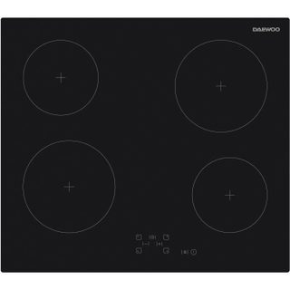 Daewoo Plaque de cuisson vitrocéramique - 4 foyers - 60 cm - BH6VTF27BNM