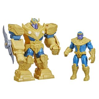 Hasbro Avengers Mech Strike - Thanos Armure D'infinité De 17,5 Cm Avec Lame