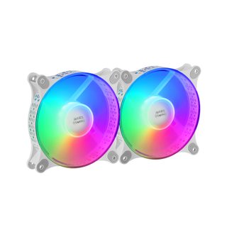 Mars Gaming Mfduow Système De Refroidissement D’ordinateur Boitier Pc Ventilateur 12 Cm Blanc