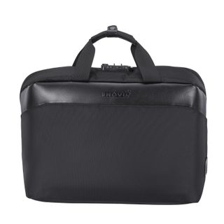 Inovu Sacoche Pc 15,6" Loop Pro - Noir – Multi-rangements, Antivol Tsa, Hydrofuge, Sangle Bagage, Idéal Pour Usage Pro