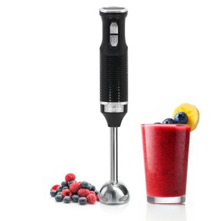 Elegance Mixeur Plongeant, Pied Mélangeur Amovible, Lames En Acier Inoxydable Briebe Hb1173blk Noir 600w