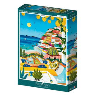 Puzzle 1000 Pièces Positano Nolwenn Studio Portrait 690 X 478 Mm Pieces & Peace