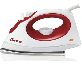 Girmi St01 Ferro Da Stiro A Secco E A Vapore Acciaio Inossidabile 1800 W Rosso, Bianco