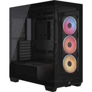 Boîtier Pc Corsair 3500x Lxr Link Moyen Tour 410 Mm Noir Verre Trempé