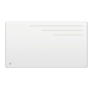Radiateur Électrique Fixe À Inertie Sèche Fonte 1500w Bestherm Motu Horizontal Blanc