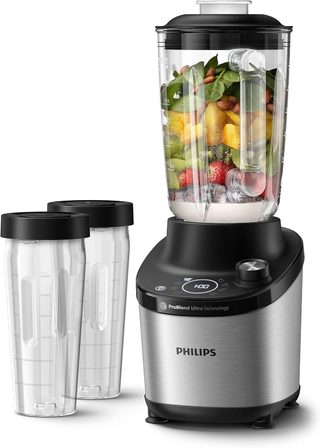 Blender Électrique 1500 w – 2 l Avec 2 Gourdes Tritan