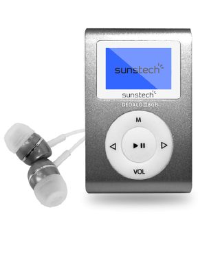 Sunstech Mp3 Dedalo Ii 8gb Micro Usb Lecteur Mp3 8 Go Gris