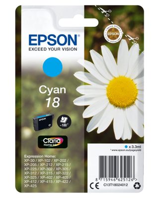 Epson Cartouche Pâquerette 18 Encre Claria Home Magenta 3,3ml