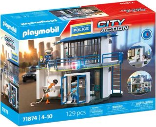 Poste de police avec salle de recherche 718784 PLAYMOBIL