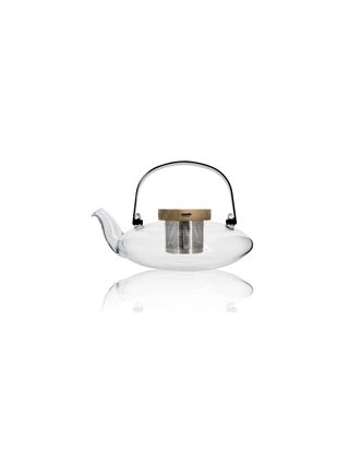 Théière En Verre Avec Couvercle En Bois D'acacia 500ml Sophia - Ogo Living
