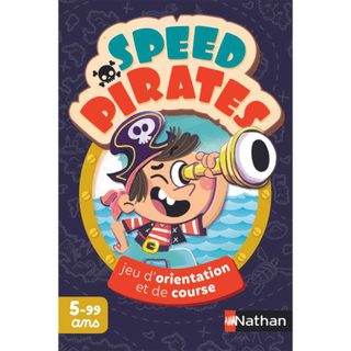 Speed Pirates Jeu D'orientation Et De Course Carton Multicolore 5x5 Cm Nathan