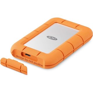 Disque Dur Externe Mini Ssd Rugged 500 Go Orange Lacie Usb-c 3.2 Gen 2x2