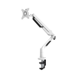 Inovu Premium Mount Lt1 Blanc Support Bureau 1 Écran 17–36 Pouces, 2 À 12 Kg, Compatible Incurvé Vesa 100x100 / 75x75