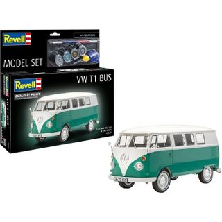 Revell Maquette de voiture - Model Set - VW T1 - Avec colle peintures et accessoires