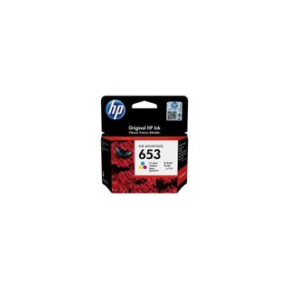 Hp Ink No 653 Tri-color Tricolor Original Ink Advantage Cartridge (3ym74ae Bhk)